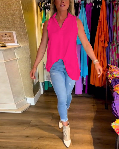 Rowland - Ärmelloses Oberteil Mit Rüschen