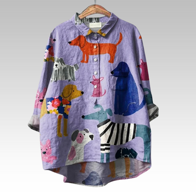 Orawan - Klassische Blusen mit Blumenmuster