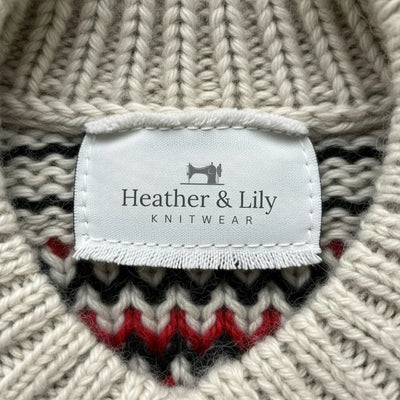 Sadie | Vintage Isländische Strickjacke