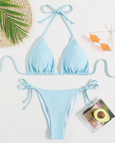 Anne – Bunter Tied Halter Bikini