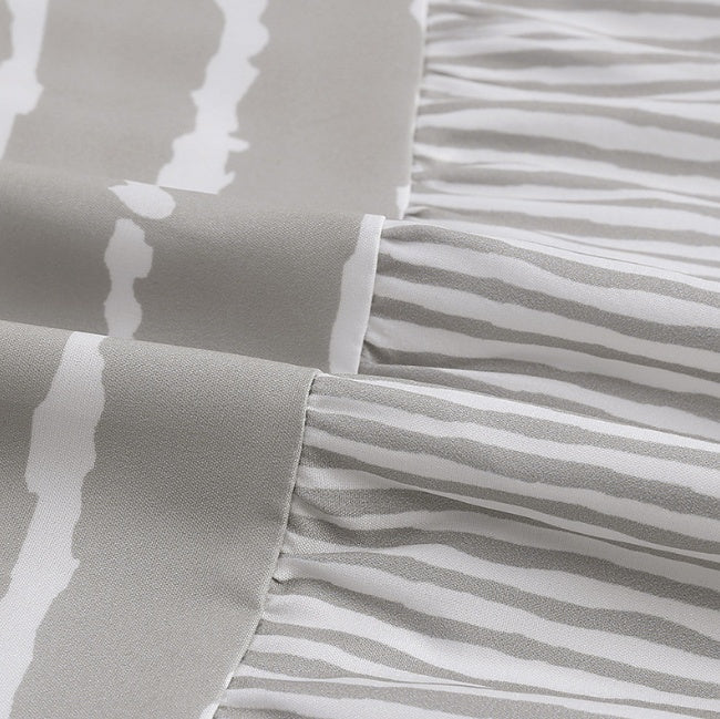 Vanessa – Gestreiftes Kleid mit Hängeneck für Frühling und Sommer