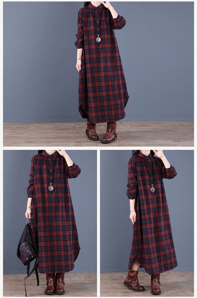 Lynda – Kleid mit Revers und langen Ärmeln für Mädchen