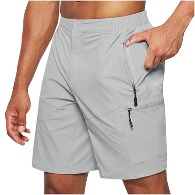 Jacob – Freizeitliche elastische Herren-Shorts mit Gürtelschlaufen für den Sommer