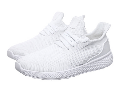 Wim - Stilvolle weiße Herrenschuhe aus Segeltuch