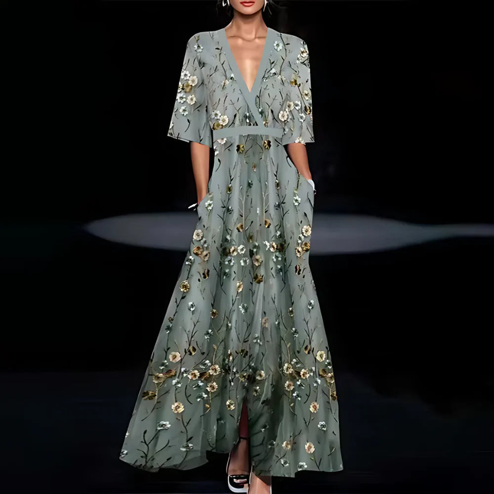 Helene | Kleid mit Blumenprint