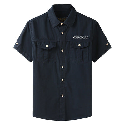 Steve – Lockere Kurzarm-Hemd mit Kragen