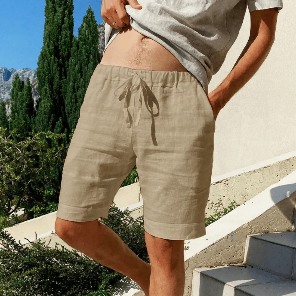Luc – Luftige Leinen-Shorts für Herren