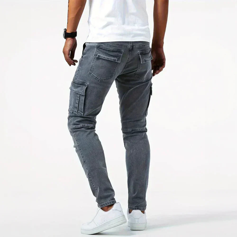 Victor - Cargo Stretch Jeans für Männer