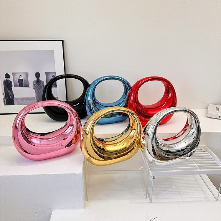 Elizabeth – Acryl Handtasche Mond Dinner Tasche Umhängetasche