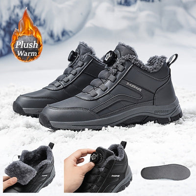 Kurze Trendige Klassische Outdoor Schneestiefel mit Schnallen