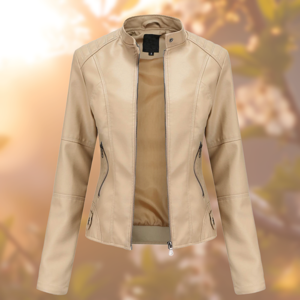 Chantal – Elegante Damen-Lederjacke