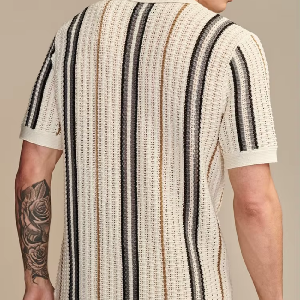 Milano – Vintage-Strickhemd für Herren