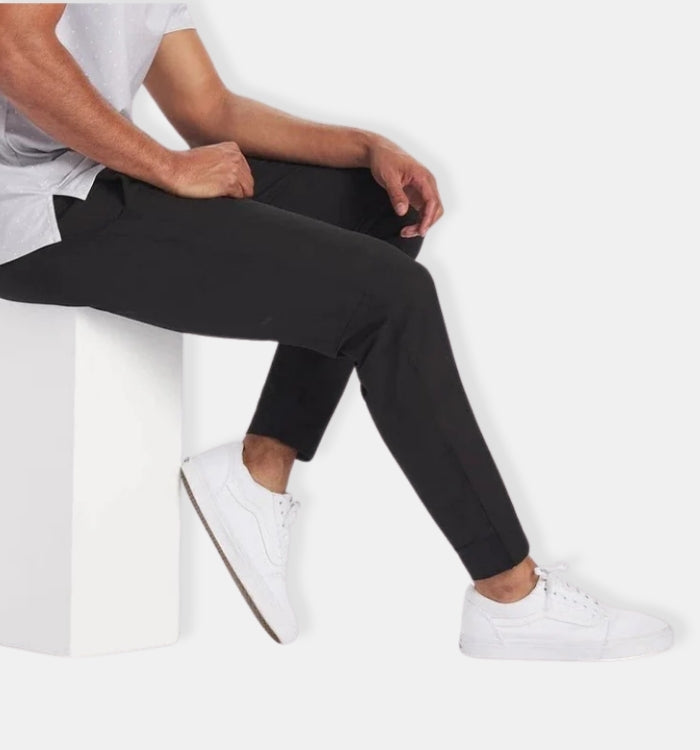 Herren Lässige Kordelzughose | Mit Seitentasche