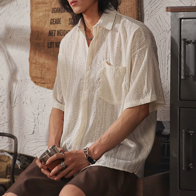 Havana – Vintage-Leinenhemd für Herren