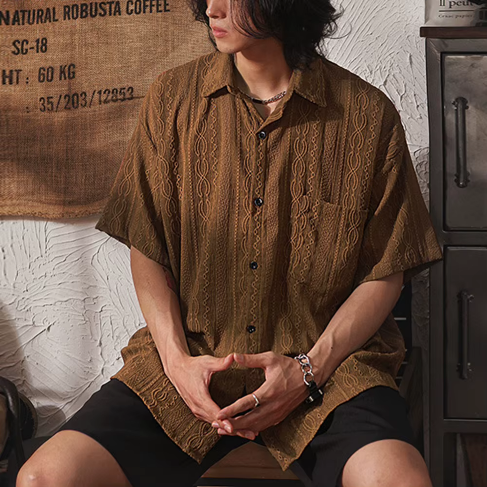 Havana – Vintage-Leinenhemd für Herren