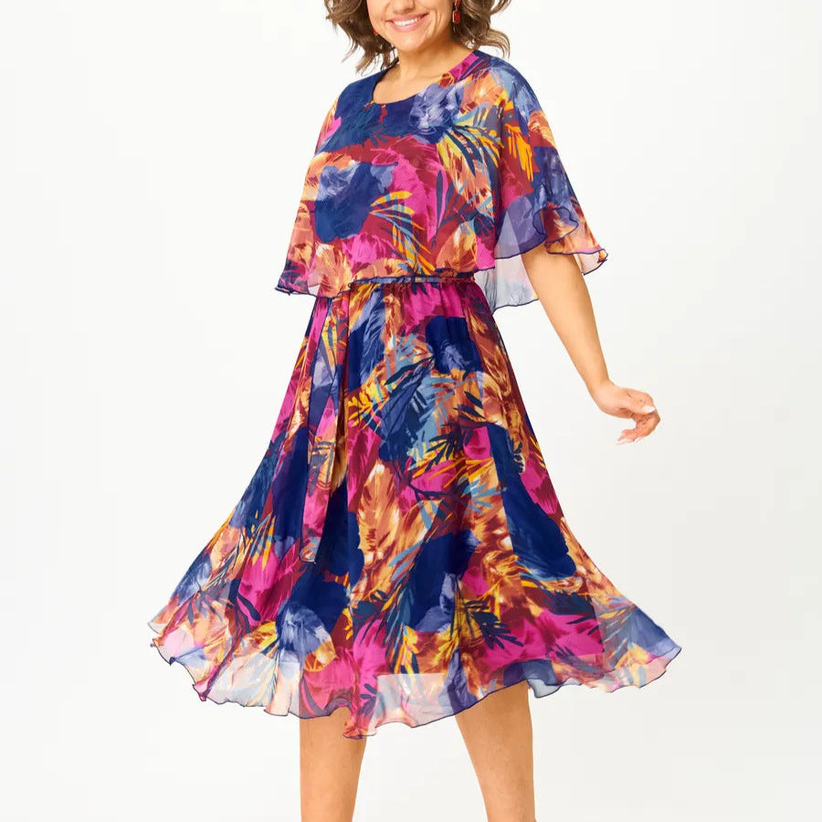 Catarina – Bequemes Und Luftiges Chiffon Kleid