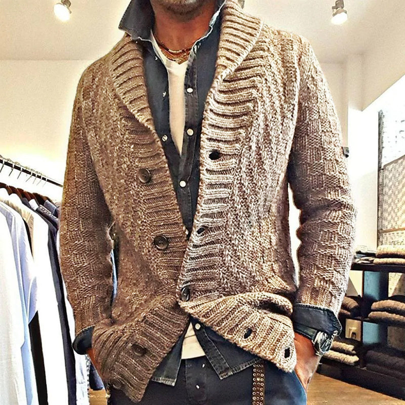 Conrad | Strickjacke mit Revers im Vintage-Stil
