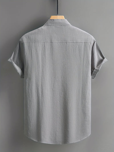 Tejada - Lässiges Baumwollhemd Mit Tasche