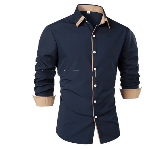 Sophie – Lässiges Langarmshirt mit Kontrastfarbe