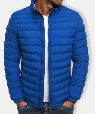 Herren Stepp Reißverschluss Jacke | Langarm