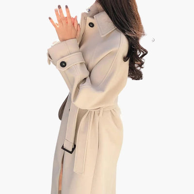 Trendy Langer Mantel für Damen