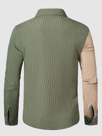 Ivin -  Farbblock Lässiges Hemd