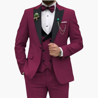 Stylisher Slim Fit Anzug - moderner Look für Herren zur Hochzeit