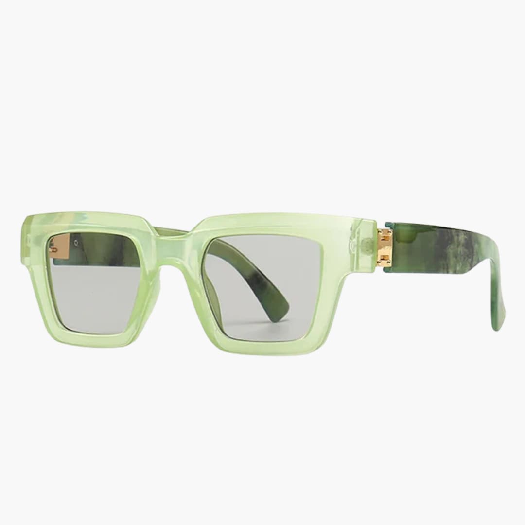 Damen Sonnenbrille mit eckigem Rahmen und UV400 Schutz