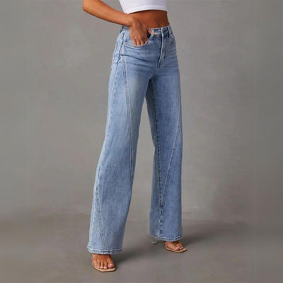 Laney Gerade Geschnittene Jeans mit Hoher Taille