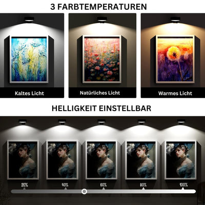 GlowFrame - Magnetisches Mallicht mit 13 Beleuchtungsmodi ( 3er-Pack )