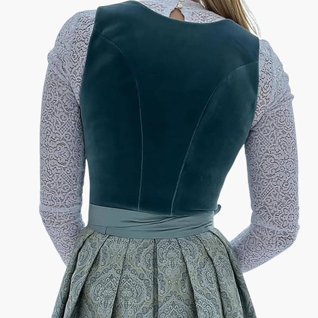 Dirndl kleid mit Schnürung für Damen - Oktoberfest 2025