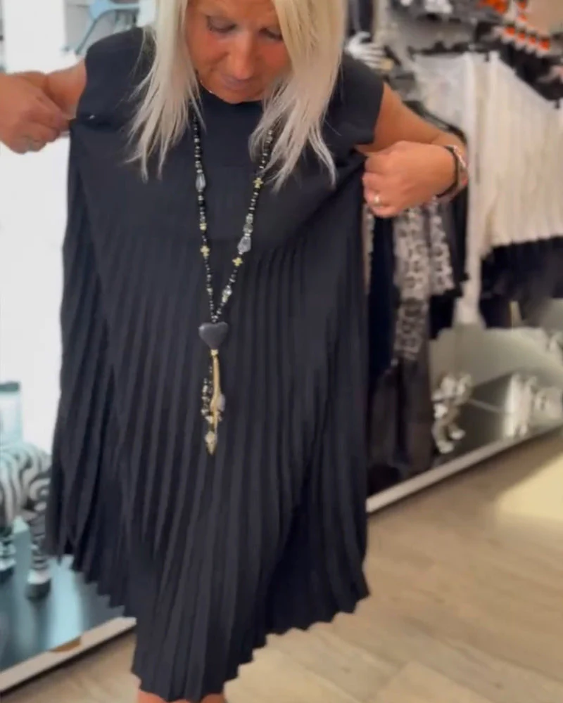 Shihua – Trendiges Plisseekleid