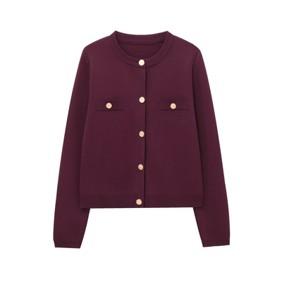 Wilhelmina - Eleganter Strickmantel für Damen