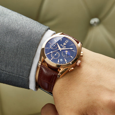 Zeitlose Luxus-Armbanduhr