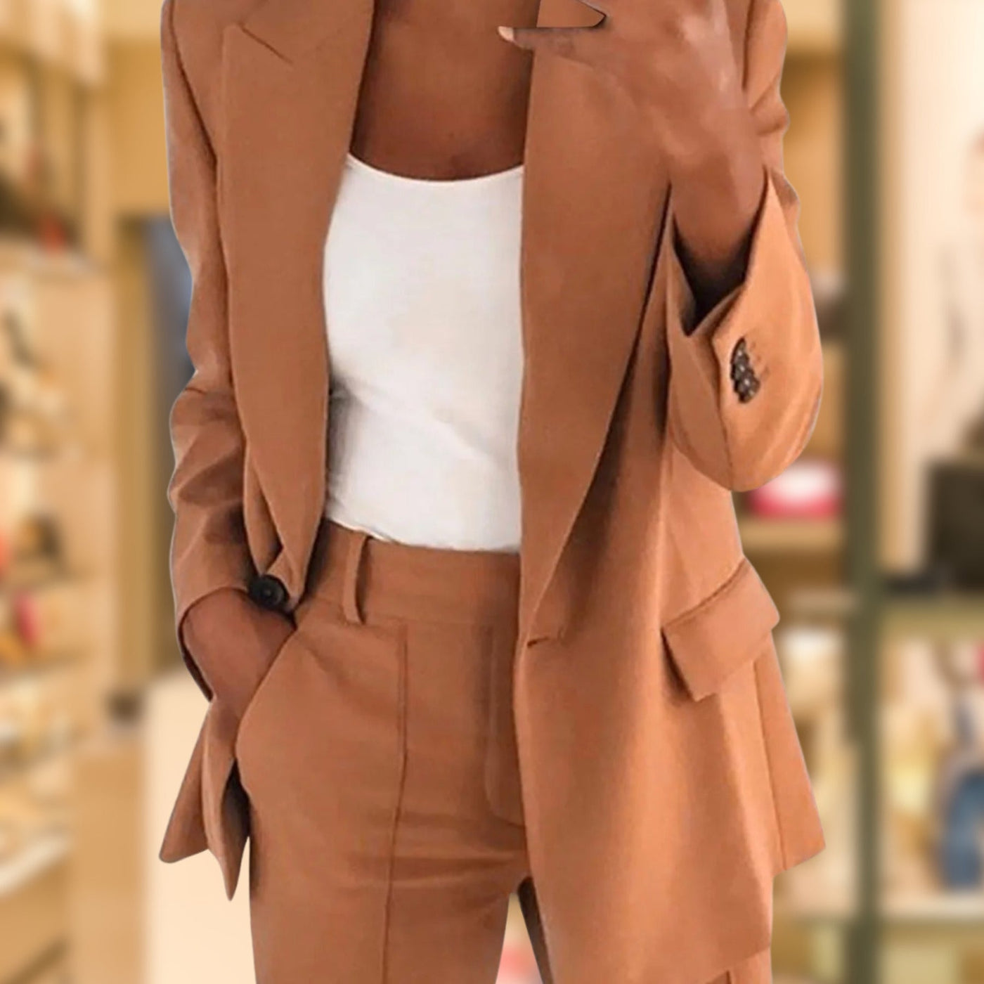 Roseann - Revers Abnehmen Anzug