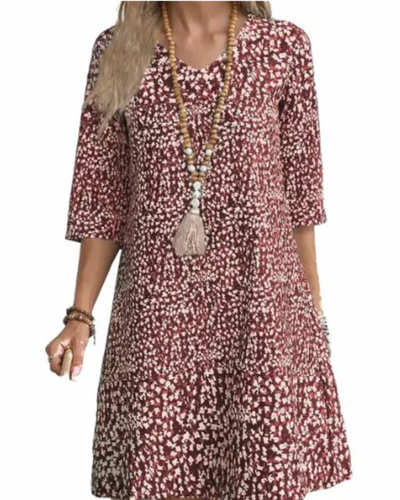 Alma Lose Bedrucktes Kleid