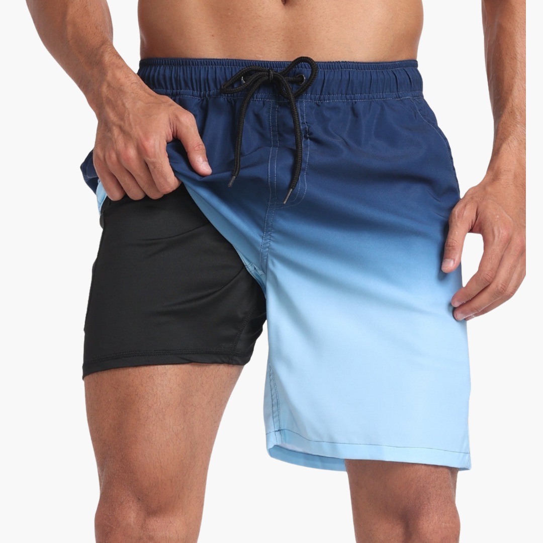 Schnelltrocknende Shorts - Herren Stretch-Shorts mit Innenslip