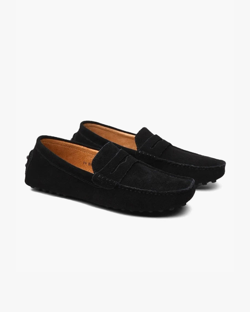 Matthew | Old Money Slip on Herren Wildleder Mokassin