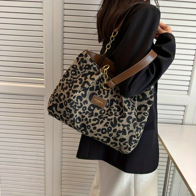 Tote Tasche mit Leopardenmuster