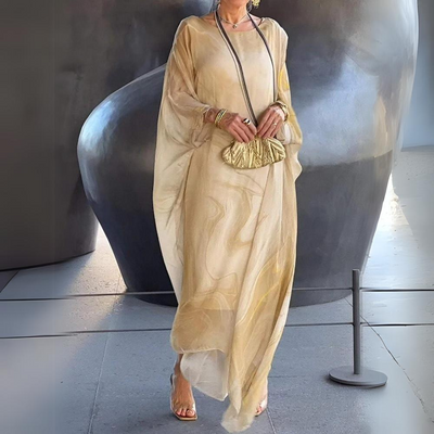 Zeitloses Seidenchiffonkleid