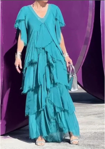 Ruby – Lässiges Slim-Fit Pulloverkleid in Solid-Farbe