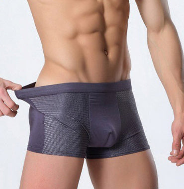 Rowan – Hochwertige Herren-Boxershorts aus Eiskrepp mit Mesh