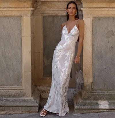 Lisa – Kleid mit Metalldruck