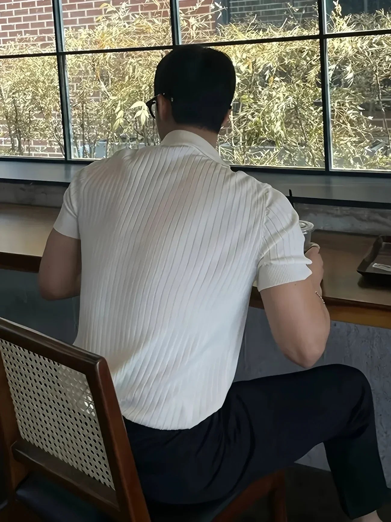 Avgustin – Lässiges Kurzarm Polo Hemd