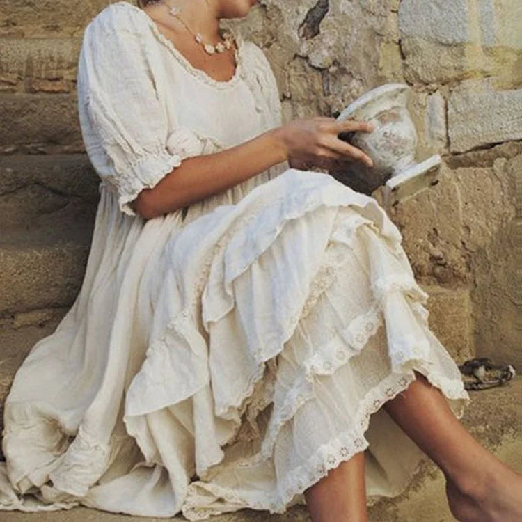 MIRAVO | Femina Boho Kleid – Luftig, Elegant & Zeitlos