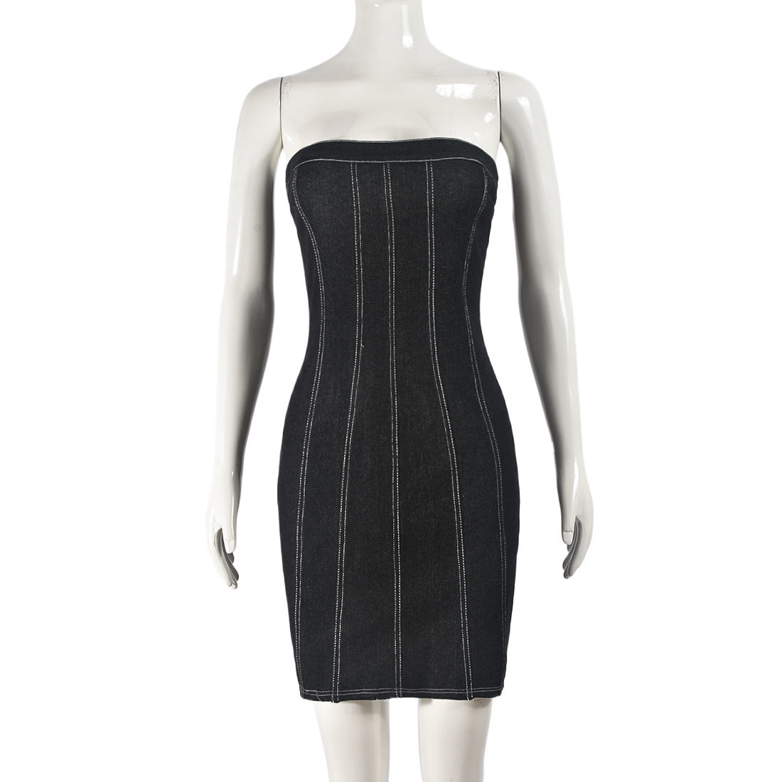 Helen – Rückfreies Denim-Kleid für den Sommer