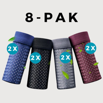 Rowan – Hochwertige Herren-Boxershorts aus Eiskrepp mit Mesh