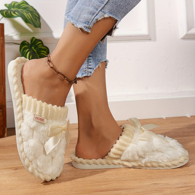 Lara Gemütliche Winterhausschuhe mit geschlossener Spitze