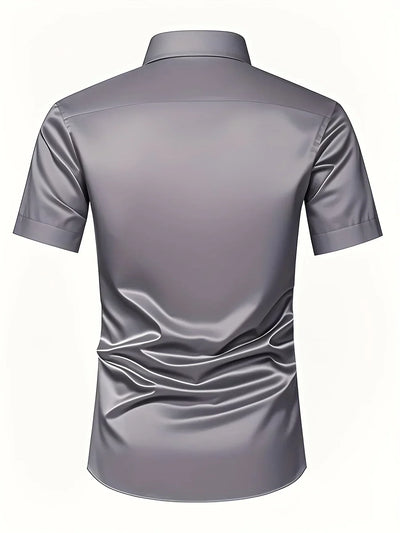 Ezra – Elegantes Schmal Geschnittenes Hemd Mit Knöpfen