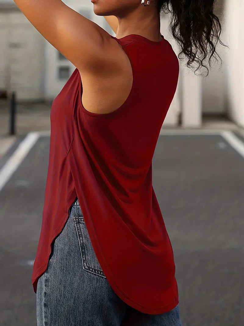 Desirae - Atmungsaktives ärmelloses Hemd